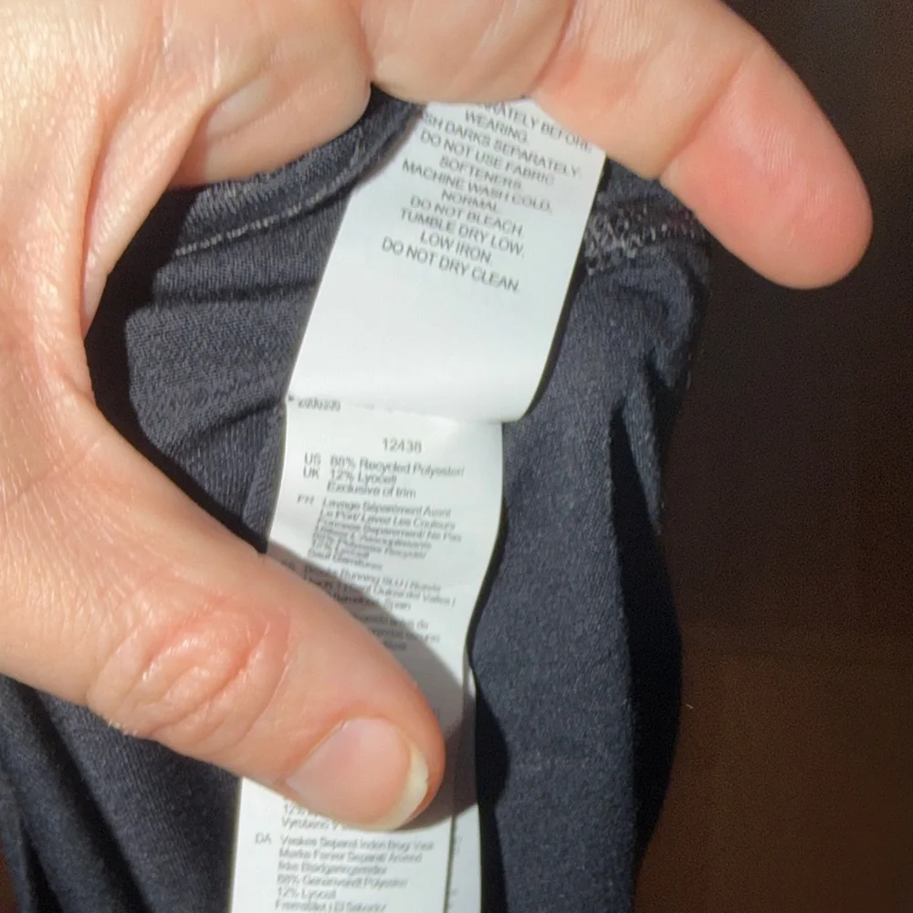 Brooks Black Performance Tee with Yellow Logo Mens NWT Medium - Picture 6 of 6